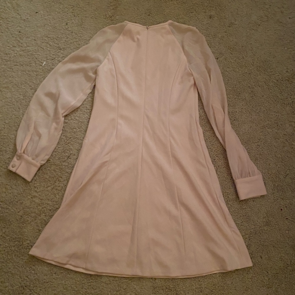 Calvin Klein Soft Pink Long Sleeve Dress